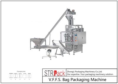 China Automatisches vertikales Form-Pulver und füllende Verpackungsmaschine für Apotheken-/Mehl-Pulver zu verkaufen
