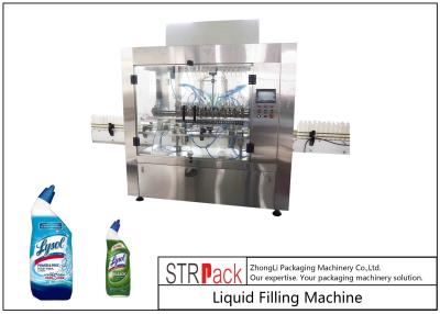 China 100ml - 1L Automatic Liquid Bottle Filling Machine , Clorox / Bleach / Acid Filling Machine for sale