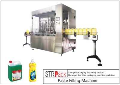 China 8 Kopf-Abwasch-Kolben-Füllmaschine mit Servogroße Kapazitäts-Pasten-Füllmaschine des füller-3000 B/H zu verkaufen