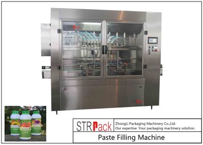 Chine Machine de remplissage liquide automatique linéaire de 8 têtes pour des produits chimiques/engrais/pesticide à vendre