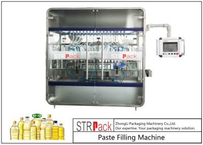China 10 Nozzles Cooking Oil Filling Machine , Edible Vegetable Oil Bottling Equipment 0.5-5L 3000 B/H for sale