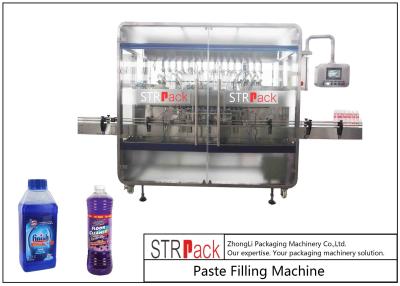 China Linear 1-5L Cleaner Filling And Packaging Machine With Diving Filling Nozzle for sale