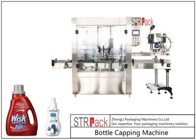 China High Speed Plastic Bottle Capping Machine For Laundry Detergent Cleaner Bottle for sale