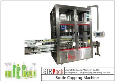 China Rotary Shampoo Bottle Capping Machine For Inserter / Trigger Spray Pump Cap for sale