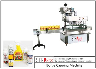 China High Speed Spindle Bottle Screw Capping Machine Flexible With 60-150 Bottles / Min for sale