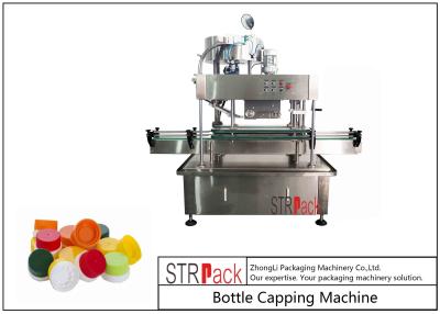 China Automatic Linear Capping Machine Press Capper To Tighten And Secure Caps for sale
