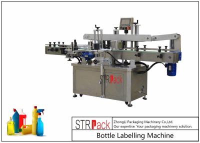 China Large Capacity Durable Bottle Labeling Machine For Detergent Flat Bottles for sale