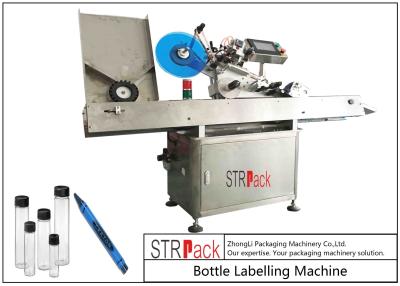 China Adhesive Stickers Horizontal Labeling Machine , Vial Ampoule Syringe Labeling Machine  for sale