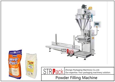 China Auger Type Powder Filling Machine / 5-50kg Semi Automatic Powder Bag Filling Machine for sale
