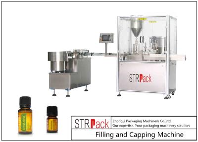China 5-60ml Boston Bottle Essential Oil Filling Machine And Capping Machine With 2 Head for sale