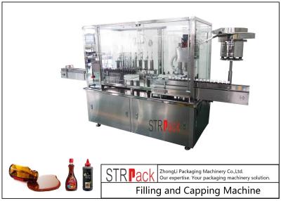 China Máquina de enchimento do xarope 8 principal e tampando automática para a linha de produção farmacêutica à venda
