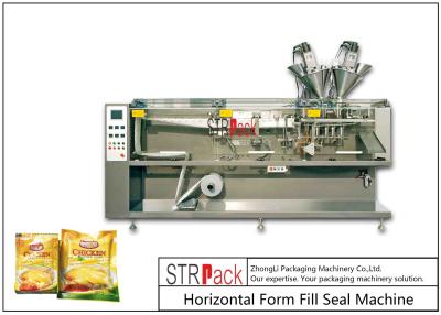 China Nahrungsmittel-/Chemikalien-industrielle Pulver-Taschen-Verpackungsmaschine mit gefahrenem Bohrer-Servofüller zu verkaufen