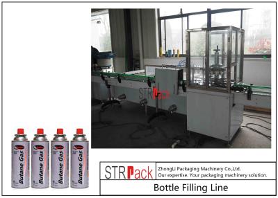 China Automatic Gas Cartridge Aerosol Can Filling Machine Line With Water Bath Leakage Tester for sale