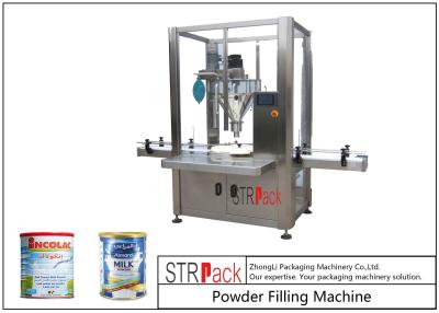 China Single Head Milk Powder Packing Machine High Precision For Tin Can / Bottle for sale