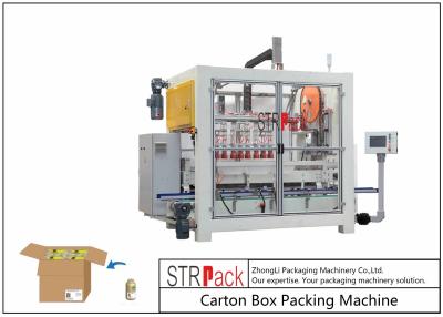 China High Speed Bottle Carton Packing Machine Servo Control For Bottle Filling Line for sale