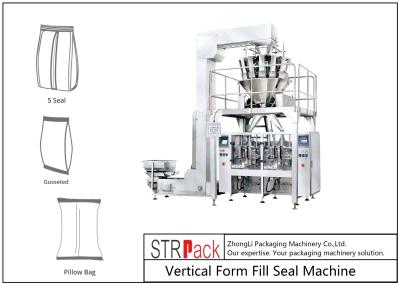 China Multifunctional Granule Packing Machine 10 - 500g Filling Range 180 - 420mm Film Roll Width With Multi-Head Combination for sale