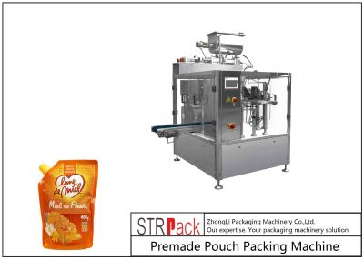 China 450g Honey Doypack Liquid Pouch Packaging-Machines Hoge Frequentie Te koop