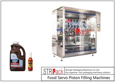 China Fully Automatic Sauce Jar Brown Sauce Food Bottle Filling Machine Food Packaging Machine for sale