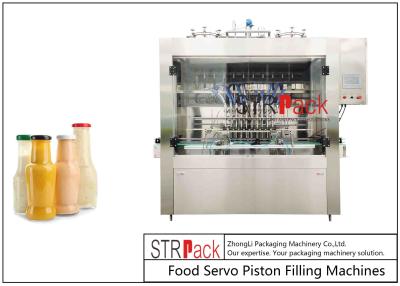 China Salad Dressing Sauce Bottle Automatic Liquid Filling Machine 24 Heads for sale