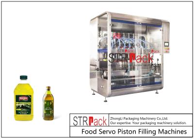 China Automatic 5L Edible Cooking Oil Filling Machine PLC Control 8 Nozzles for sale