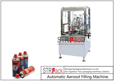 China Full Automatic Cassette Gas Filling Machine 200ml 3500Cans/H for sale