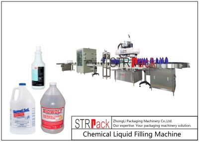 China máquina de enchimento líquida química de 1kw 500ml para desinfetantes à venda
