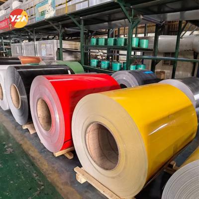China 0.1-6.0mm Thick Pre Painted Aluminum Sheet PE PVDF For Construction Painted Aluminum Coil for sale