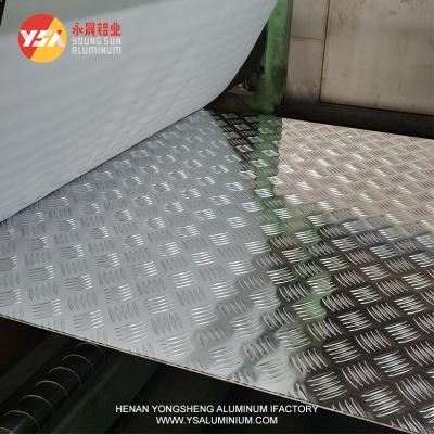 China 3mm Embossed Aluminum Sheet 8x4 Aluminium Checkered Sheet à venda