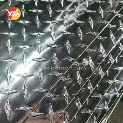 China 3003 6061 Aluminum Diamond Tread Plate Aluminum Checkered Plate Aluminium Sheet for sale