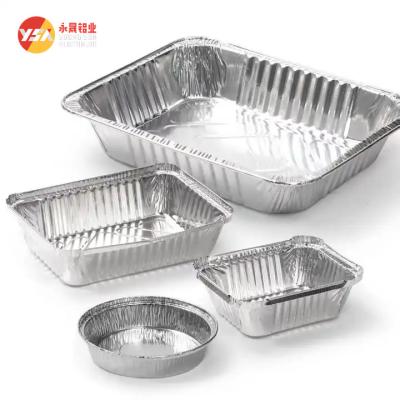 China Container de papel de alumínio descartável personalizado e tampas para impressão 450ml à venda