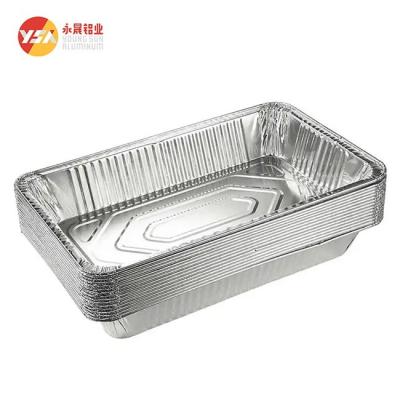 China Length 30-600mm Aluminum Foil Lunch Box ＞0.05mm Thickness Perfect For Demands à venda