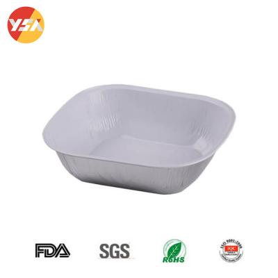 China 250ml 320ml 350ml 500ml Aluminum Foil Airline Food Container Takeaway Tray for sale