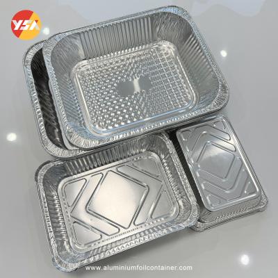 China Full Size Foil Steam Table Pan Shallow Medium Deep Aluminum Foil Container With Lids en venta