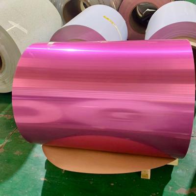 China 1000 series del color cubrieron la capa de aluminio de la bobina PVDF para la techumbre del canal en venta