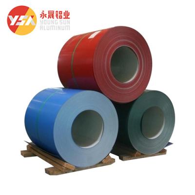 China PE PVDF Painting 6.0mm Color Aluminum Sheet Anti Alkali Color Coated Aluminum Coil for sale