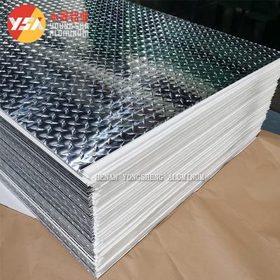 China Custom 4 X 8 Aluminum Checker Plate 1.5mm 5754 Embossing Aluminum Diamond Plate Sheet Roll for sale