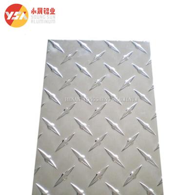 Китай Изготовитель дешево 1100 выбитая алюминиевая плита диаманта листа 4x8 продается