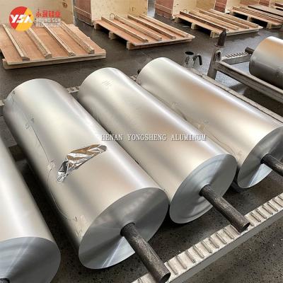 China jumbo del rollo del papel de aluminio 8006 8011 para la identificación 76m m de los envases de comida en venta