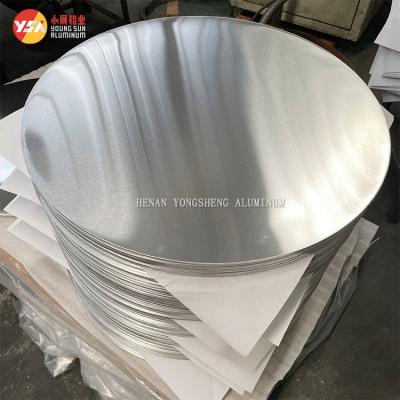 China 2mm 1050 1060 1100 3003 8011 da folha redonda de alumínio do disco da sublimação círculos de alumínio para o Cookware Pan Pot à venda