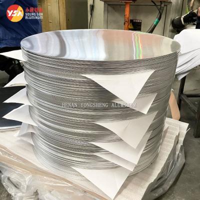 China disco de alumínio do círculo de alumínio redondo polonês do disco 1060 3003 3005 3105 para Cookwares à venda