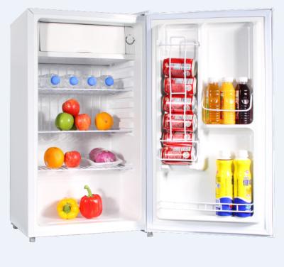 Cina Singola porta sotto il contro mini frigorifero/frigorifero bianco della stanza del dormitorio in vendita