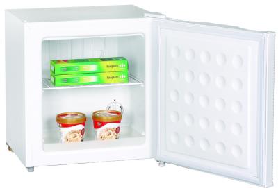 China Mini congelador da porta da rua portátil/congelador ereto R600a eficiente alto do estojo compacto à venda