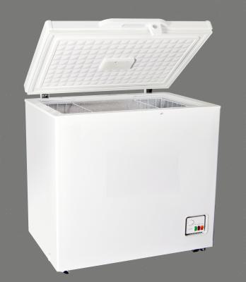 China Único congelador horizontal da caixa/congelador estreito pequeno da caixa com condensador exterior à venda