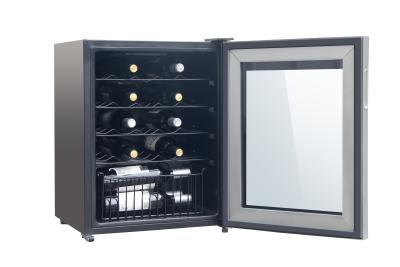 China 70 Liter Quiet Built In Wine Cooler With Constant Temperature 4 Shelves for sale