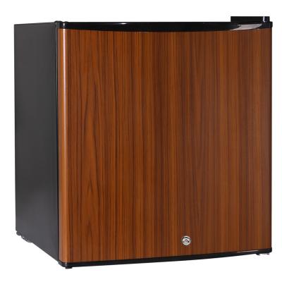China 45 Liter Silent Table Top Mini Fridge , Wooden Small Fridge And Freezer for sale
