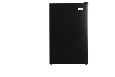 China Small Silver Under Counter Mini Fridge With Freezer One Door Aluminum Tube for sale