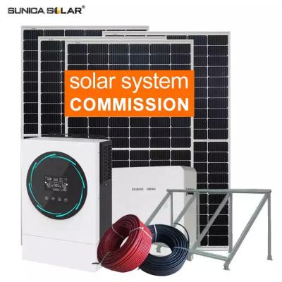 China Polycrystalline Silicon 10kw Solar System 5kw Off Grid Solar Power System for sale