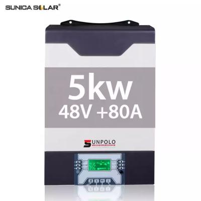 China 48V Smart Solar Hybrid Inverters 80A Auto Sensing Luminous Solar 5kw for sale