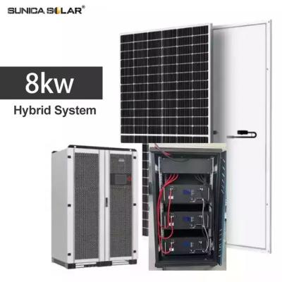 China 15kw Off Grid PV System 8kw 10kw Monocrystalline Solar System With Batteries for sale