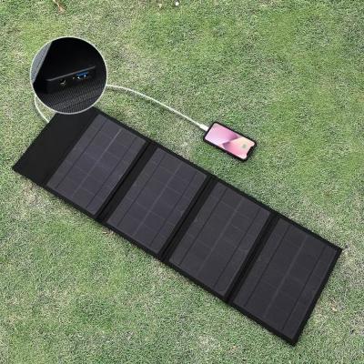 China 60w 100w Portable Folding Solar Panels Lightweight Folding Solar Panels for sale